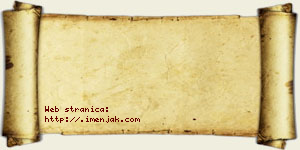 Žaklina Rnić vizit kartica